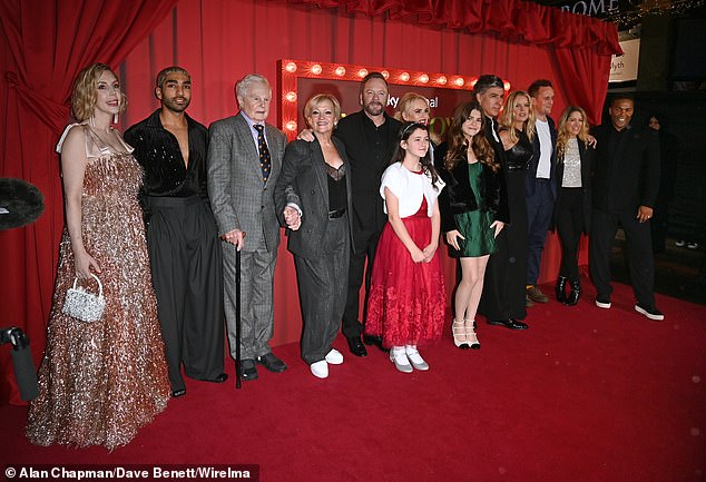 Pictured L-R Katherine Ryan, Mawaan Rizwan, Sir Derek Jacobi, Maria Friedman, Kiefer Sutherland, Rebel Wilson, Matilda Firth, Teddy Williams, James Lance, Alice Eve, Chris Foggin, Jaimi Barbakoff and Ray Fearon