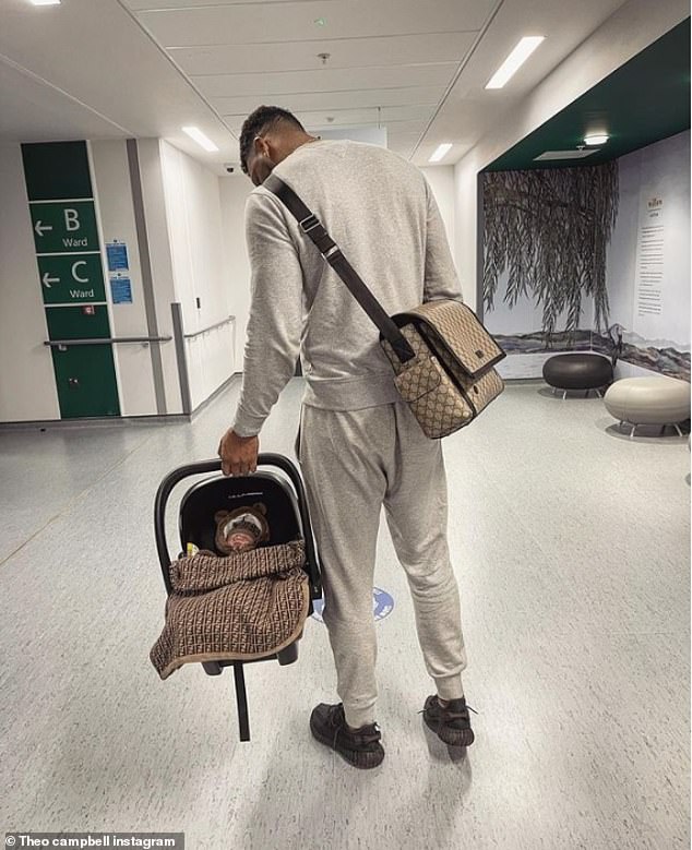 Theo also shares a son called Aries, who was born in February 2021, with influencer Sapphire Yhnell