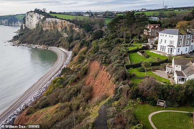 Homes on the same cliff line have previously been branded 'unsellable', with some pulled from the market entirely despite hefty cuts