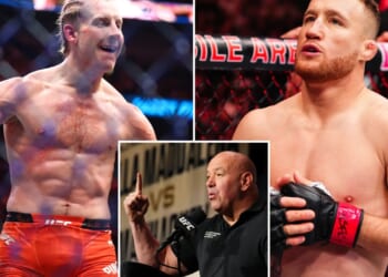 Paddy Pimblett vs Justin Gaethje ANNOUNCED by Dana White for UFC 324 as Brit bags interim title fight amid Topuria break