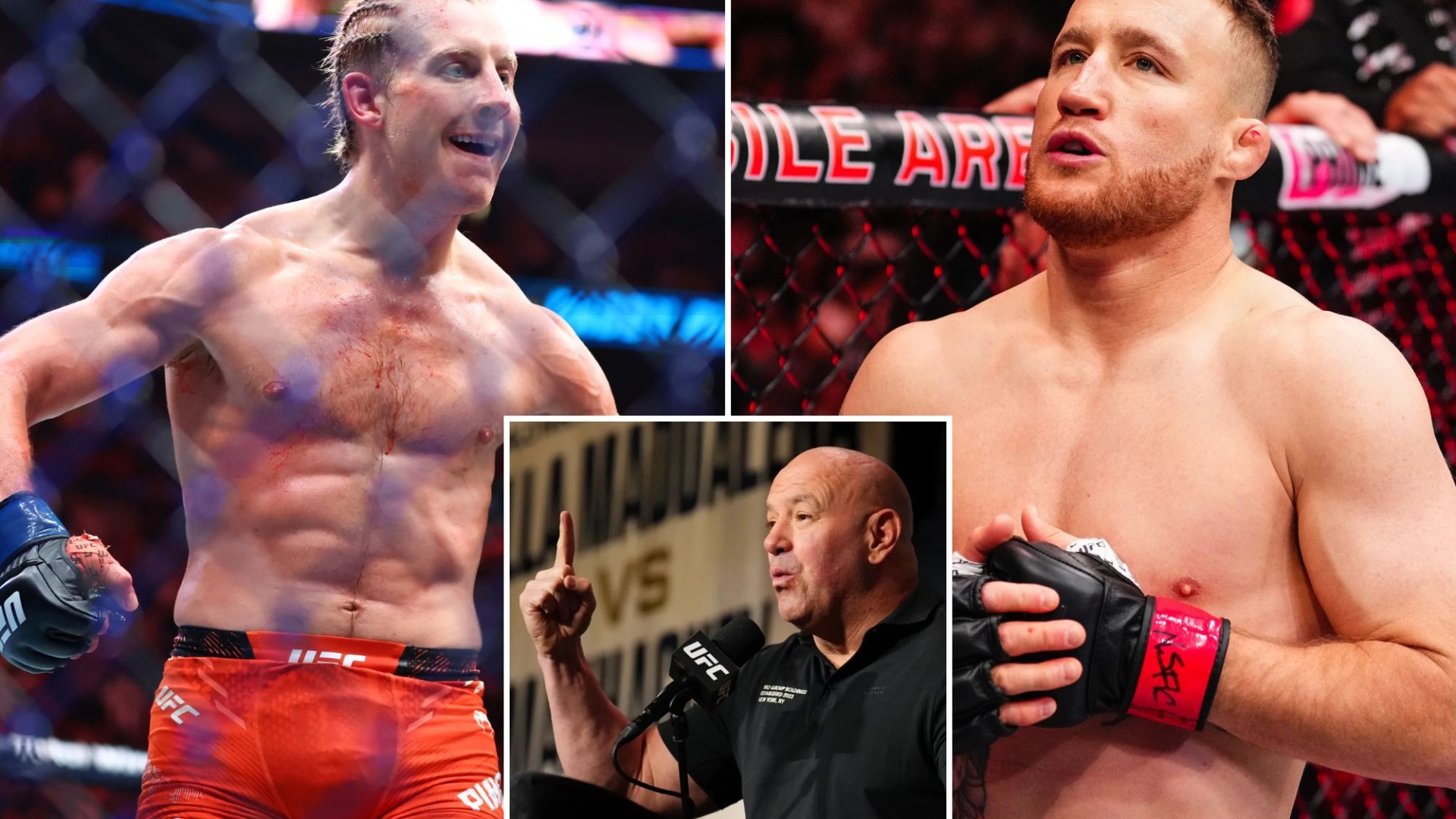 Paddy Pimblett vs Justin Gaethje ANNOUNCED by Dana White for UFC 324 as Brit bags interim title fight amid Topuria break