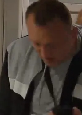 Collage of CCTV images of a man.