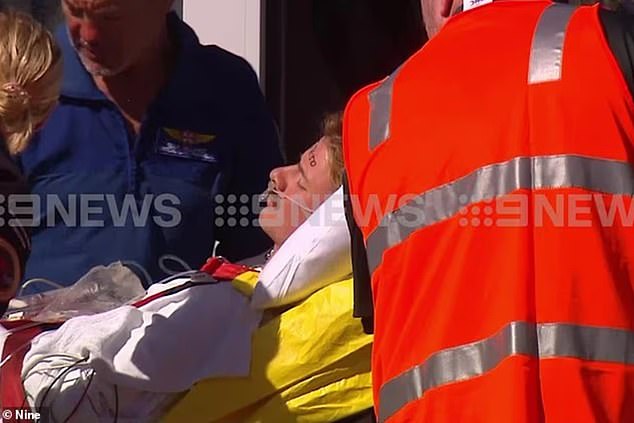 Mr Schindler was bitten twice on the leg as he attempted to ward off the three-metre shark