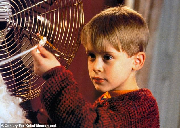 It comes after Macaulay revealed he's 'not completely allergic' to the idea of him reprising his breakout role as Kevin McCallister in another Home Alone sequel (pictured in the 1990 film)