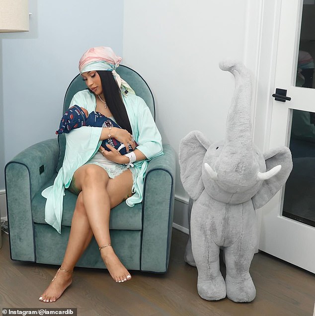 Cardi B also opted for the Umbilical Cord Keepsake when she gave birth to her fourth child