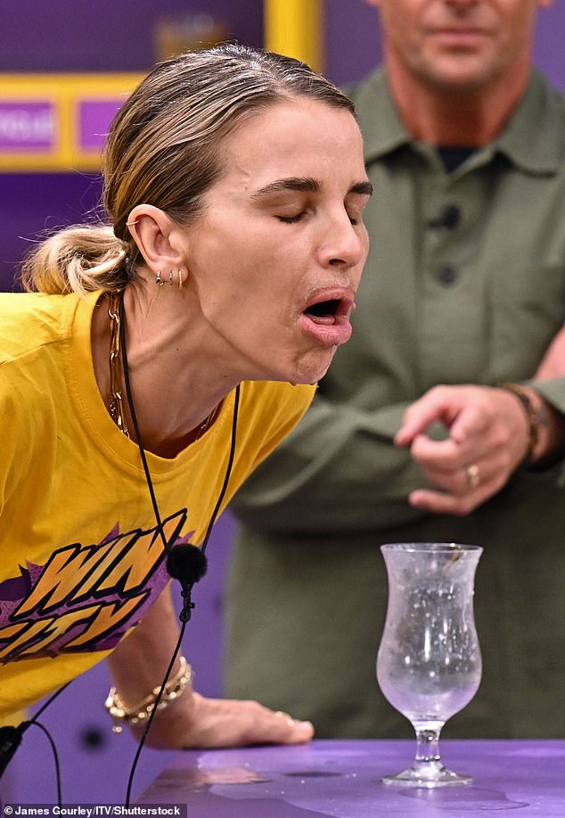 Vogue managed to win herself elimination from the first public vote in a gruesome trial that saw her VOMIT live on air on the ITV series