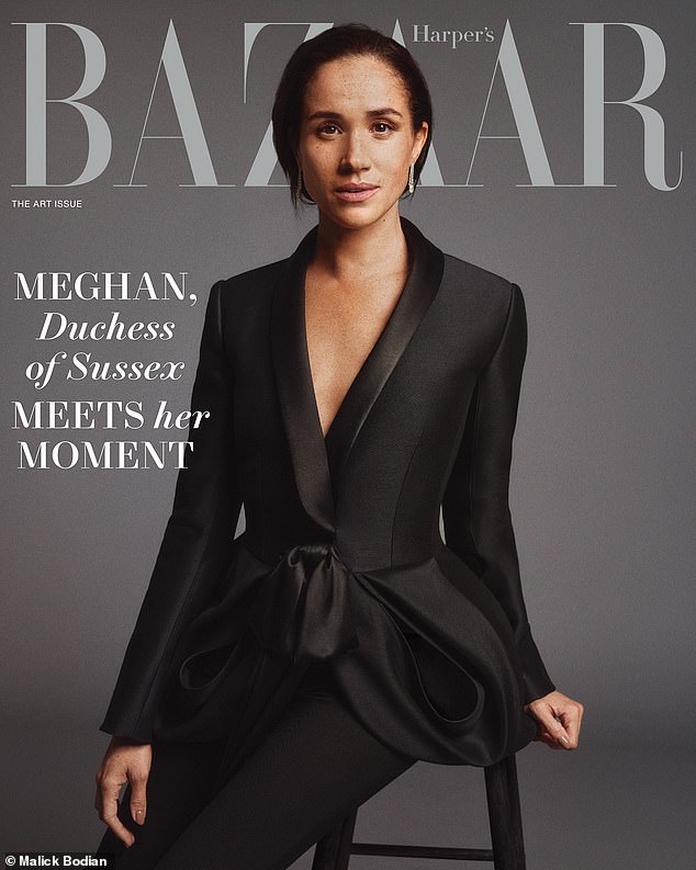 Fashion experts estimated Meghan donned clothes and jewellery worth $210,732 (£159,000) for the Harper's Bazaar shoot alone