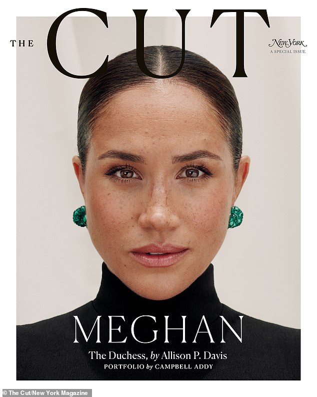 For The Cut's cover shoot, Meghan modelled pieces worth over $29,018 (£20,000) - including Chanel's tweed Fantasy dress that she repurposed for date night with Prince Harry this October