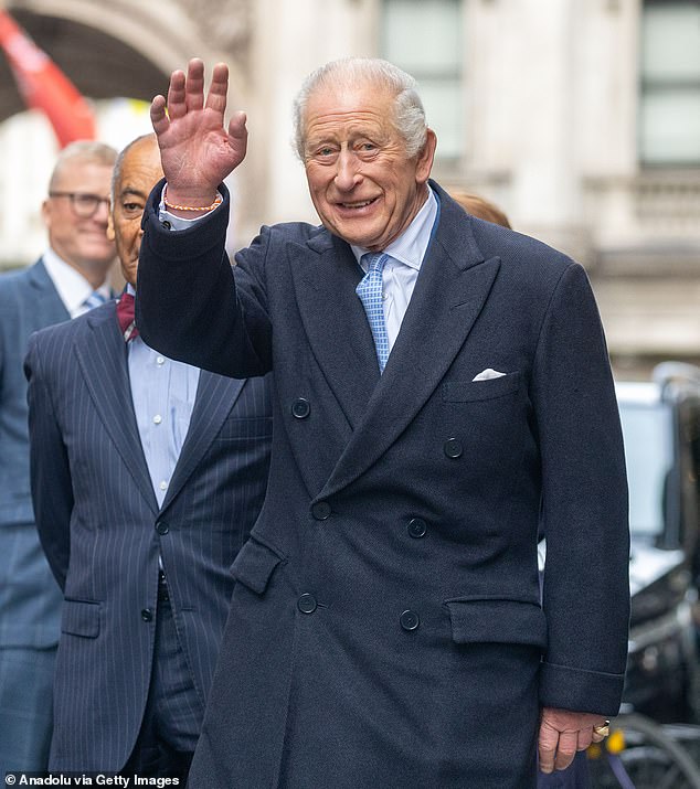 King Charles, who as the Prince of Wales became notorious for expressing forthright views and was alleged to have tried to influence government decisions via his 'black spider' memos to ministers, may not have given up pushing his opinions in private, Mr Dimbleby claims
