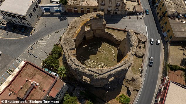 The structure was named the Temple of Venus - after the discovery of a statue of the Roman goddess of love and desire in 1595