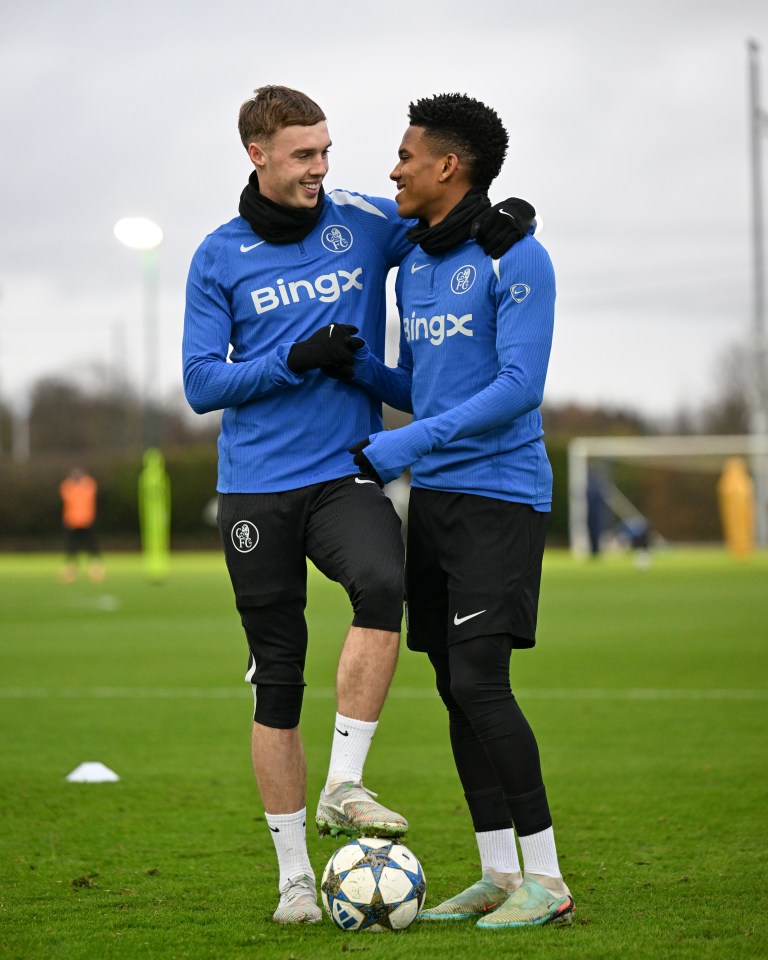 Chelsea FC Training Session And Press Conference - UEFA Champions League 2025/26 League Phase MD5