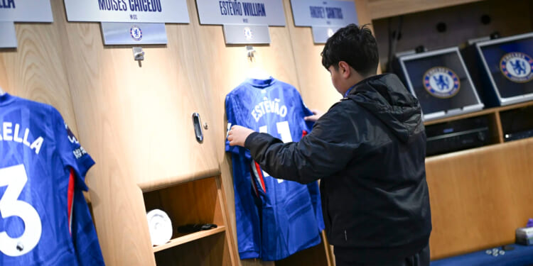 Chelsea launch new 'VVIP Dressing Room Experience' for Arsenal clash with fans able to lay out stars' kits and boots