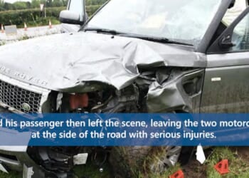 Moment driver who killed teen motorcyclist in horror crash downs 11 pints