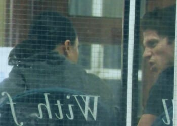 Strictly's Lewis and Katya spotted in 'tense exhange' on break from rehearsals ahead of live show