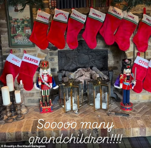 While his estrangement is expected to continue over Christmas, Brooklyn's grandmother is hopeful she will see Brooklyn