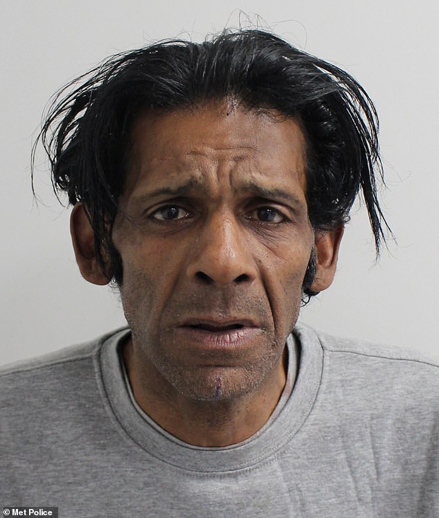 The prosecutor told jurors that at the time, Augustine (pictured) was living in 'reduced circumstances' and was effectively homeless