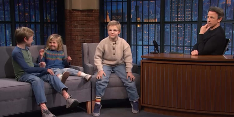 Seth Meyers daughter Adelaide, 4, blurts out NSFW comment on talk show as shocked live audience cracks up
