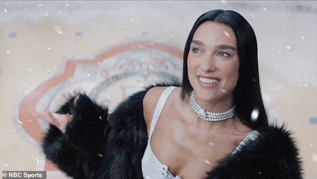 The singer shows off her flawless Italian and reels off the names of American medal hopefuls