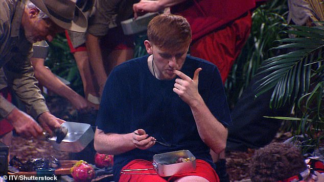 As Aitch whose real name is Harrison Armstrong and Ginge - whose real name is Morgan Burtwistle - concluded that there were a 'strong seven', Ginge then asked who Aitch's dream person would be to have in the jungle