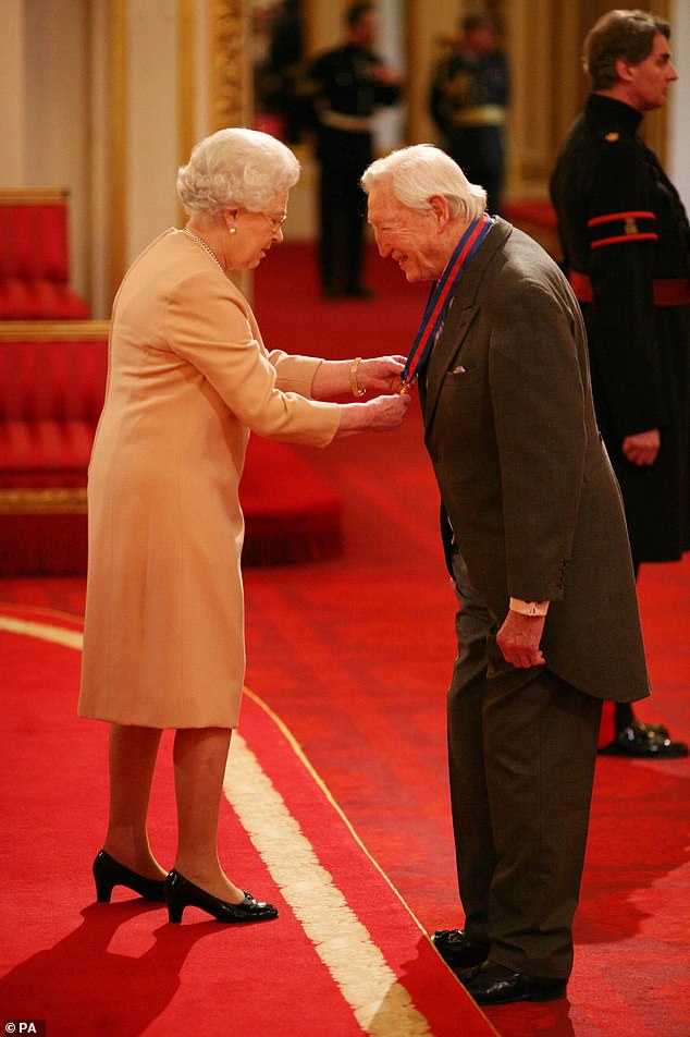 In recognition of his journalism, Gall received a CBE in 1987 and a Companion of the Order of St Michael and St George in 2011 (pictured)