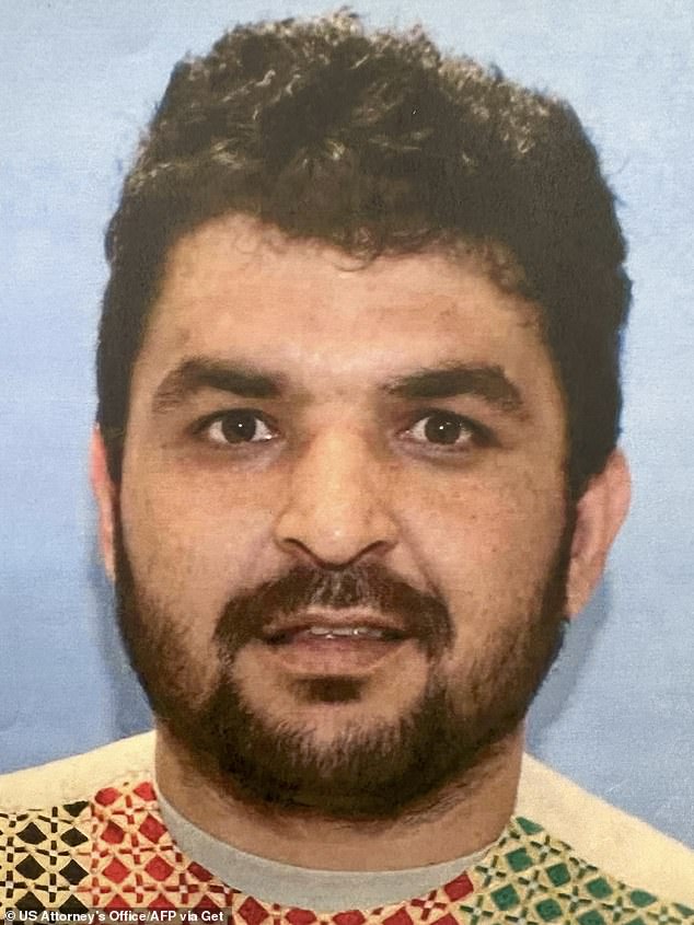 Pictured: The suspect, Rahmanullah Lakanwal, entered the country during President Joe Biden's chaotic military withdrawal from Afghanistan in August 2021. He came under a program that allowed in thousands of refugees fleeing the Taliban's draconian rule