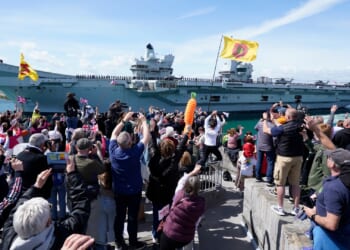 Navy families will welcome heroes home when warship docks on Sunday