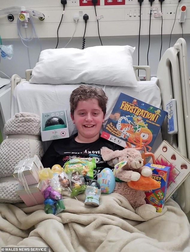 Sport-loving Kyle was taking part in Taekwondo but noticed his left arm would not move properly in March 2023