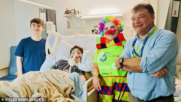 After a series of scans and tests his parents Melanie and Mark were given the shocking diagnosis in January that he suffers from the degenerative condition MND