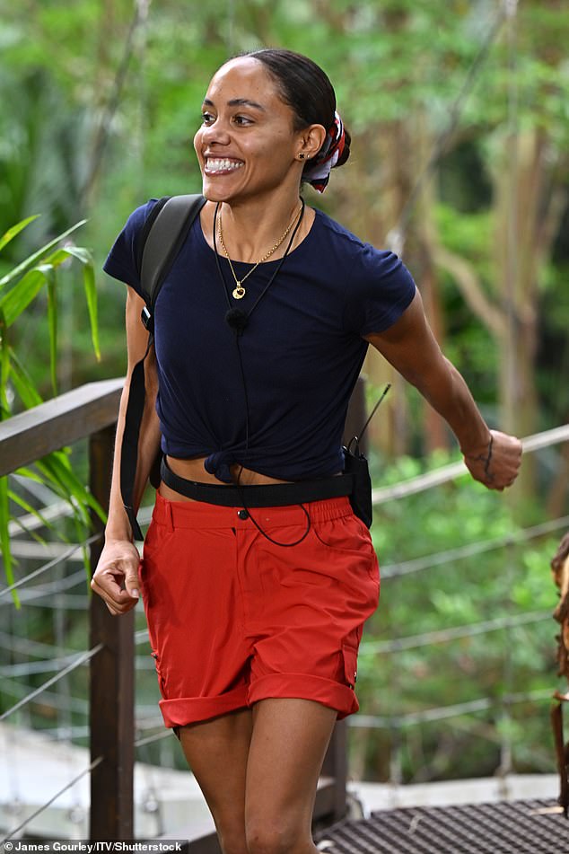 Former Lioness Alex Scott is the first contestant to be voted off I'm A Celebrity on Friday night as she opened up about 'mentally tough' experience