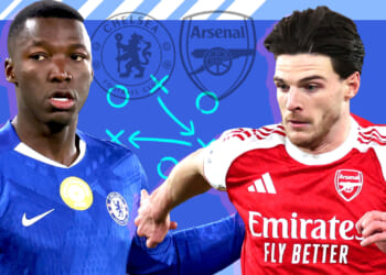 Chelsea boss Enzo Maresca helped create monster in Declan Rice.. now he must show Moises Caicedo how to stop Arsenal ace