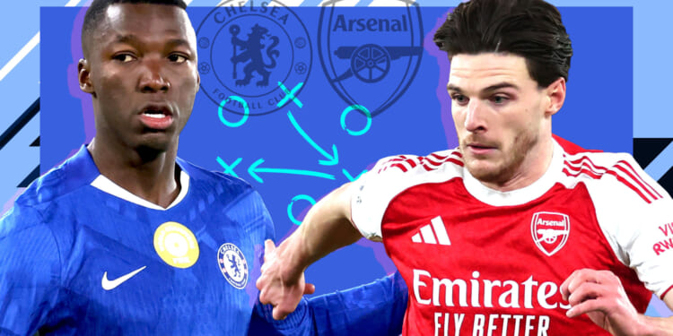 Chelsea boss Enzo Maresca helped create monster in Declan Rice.. now he must show Moises Caicedo how to stop Arsenal ace