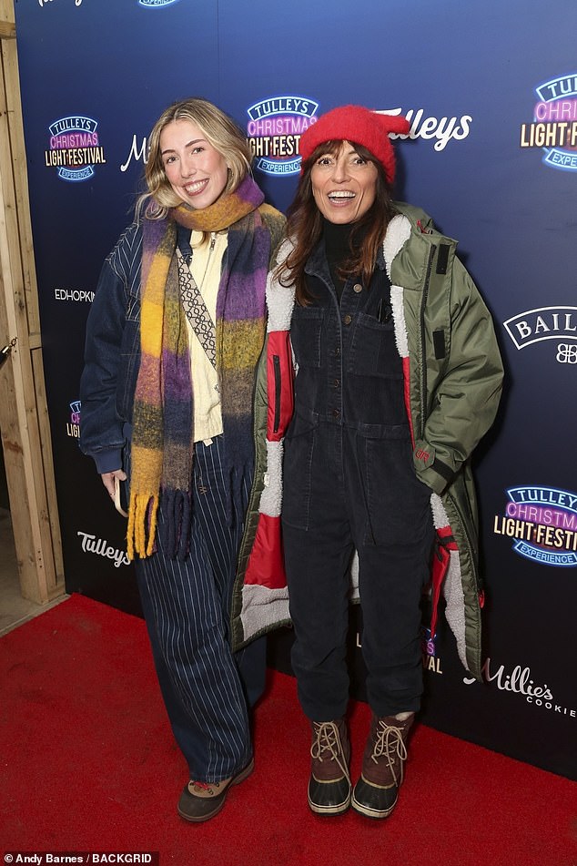 Davina McCall, 58, showed off her ageless physique as she and her daughter Tilly, 21, stepped out for the evening