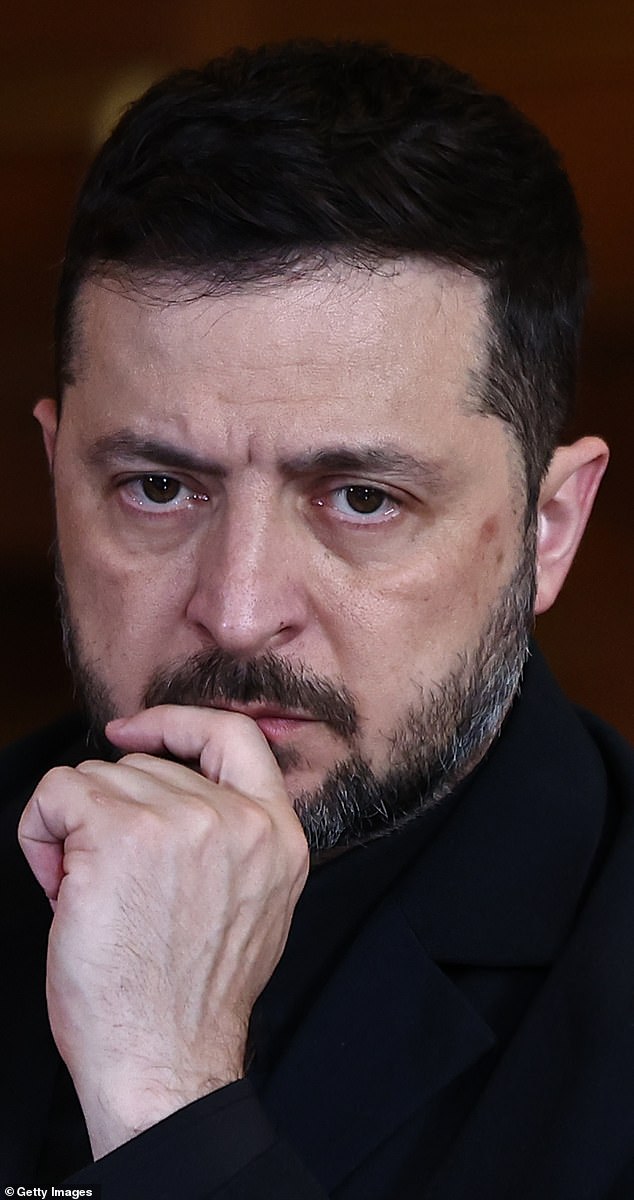 Ukrainian president Volodymyr Zelensky gave every indication he was determined to stick to his country’s red lines on negotiations, backed by Britain and others