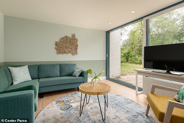 A premium cottage is pictured, which offers enhanced comfort and amenities for guests