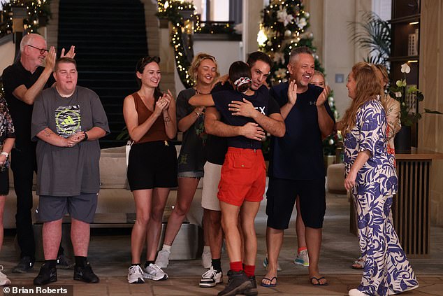 Alex was visibly emotional as she arrived at the hotel on Wednesday night, where she was met by Kelly Brook's husband Jeremy Parisi, Martin Kemp's wife Shirlie Holliman and Lisa Riley's fiance Al Benkovic