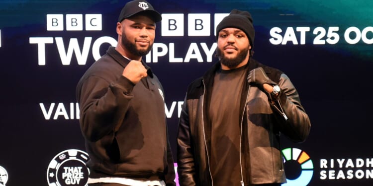 When will the British heavyweight title clash take place?