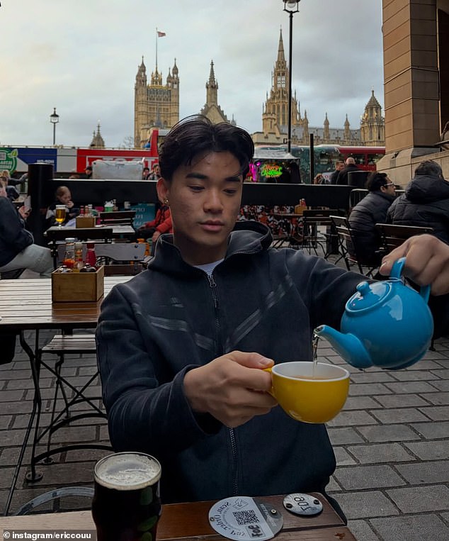 Mr Ou, who has also visited a classic British pub during his trip, said the incident occurred in Soho on Thursday night