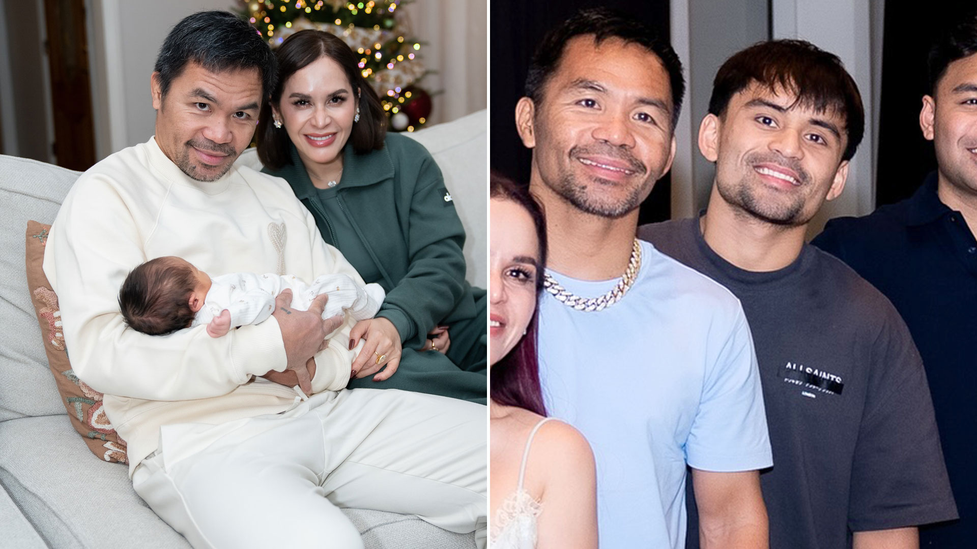 Manny Pacquiao becomes grandad aged 46 with son to make boxing debut just days after becoming dad