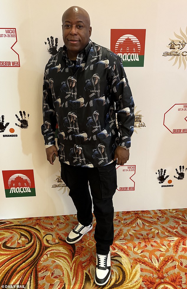 While in Macao for Creator Week, Reggie (pictured) told the Daily Mail that he earned a degree in recreational management, but now makes six figures a year from multi social media deals