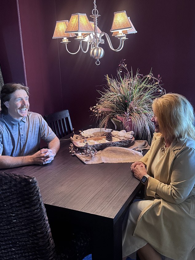 Enjoying a 'simpler' life, Luke exchanged his six-figure salary for weekly pocket money and access to Patty's credit card which he will do their food shopping with