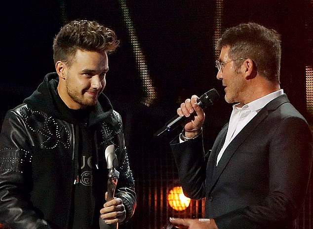 Simon said that the singer was 'in a really good place' when he saw him but he still questions if he could have done more to help him (pictured at the 2017 BRIT Awards)