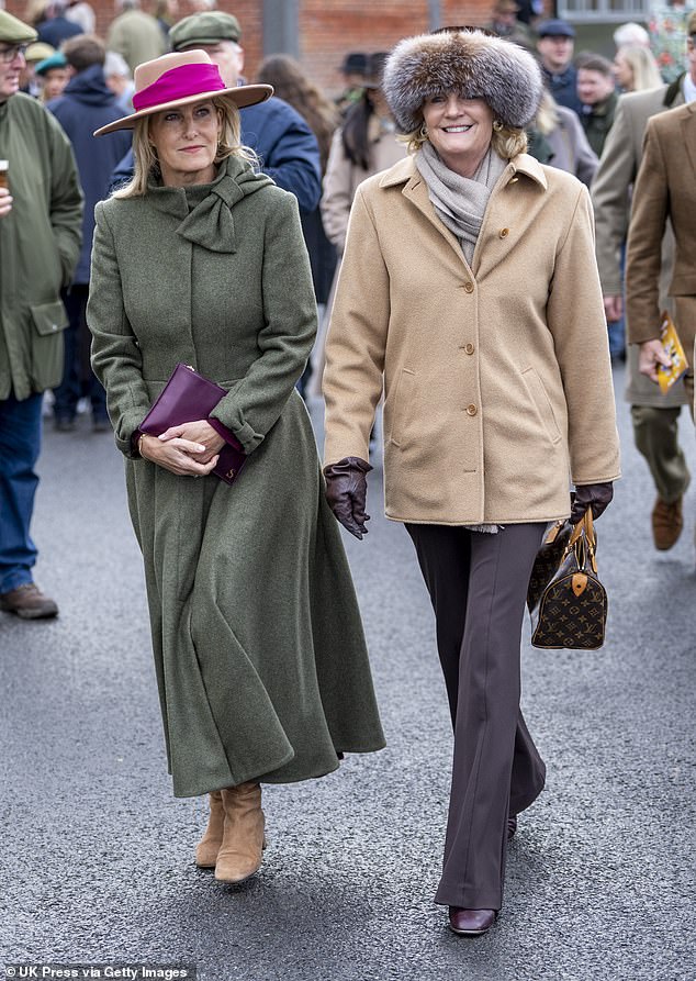 Sophie was also spotted with Sir Lloyd Webber's wife Madeleine