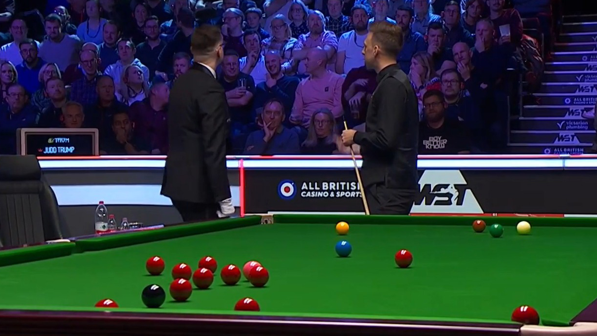 'He needs to go' - Judd Trump demands fan is kicked out after UK Championship snooker match interrupted three times