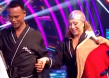 Strictly's Alex Kingston sparks concern as she limps off stage during the instant dance selection