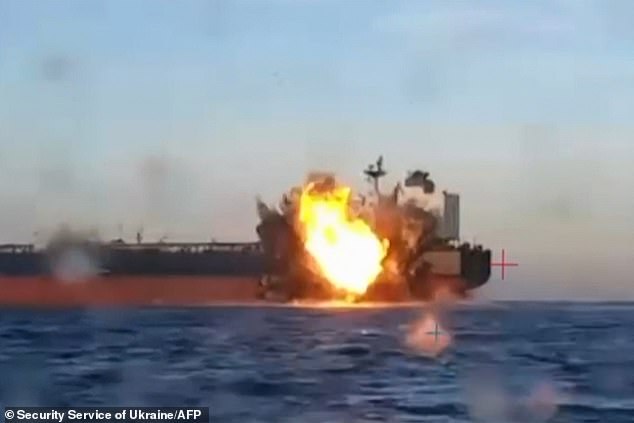 Turkey's Directorate General of Maritime Affairs confirmed that the Gambian-flagged tanker Kairos caught fire around 28 miles off the coast of Kocaeli, blaming an 'external impact' but offering no further details