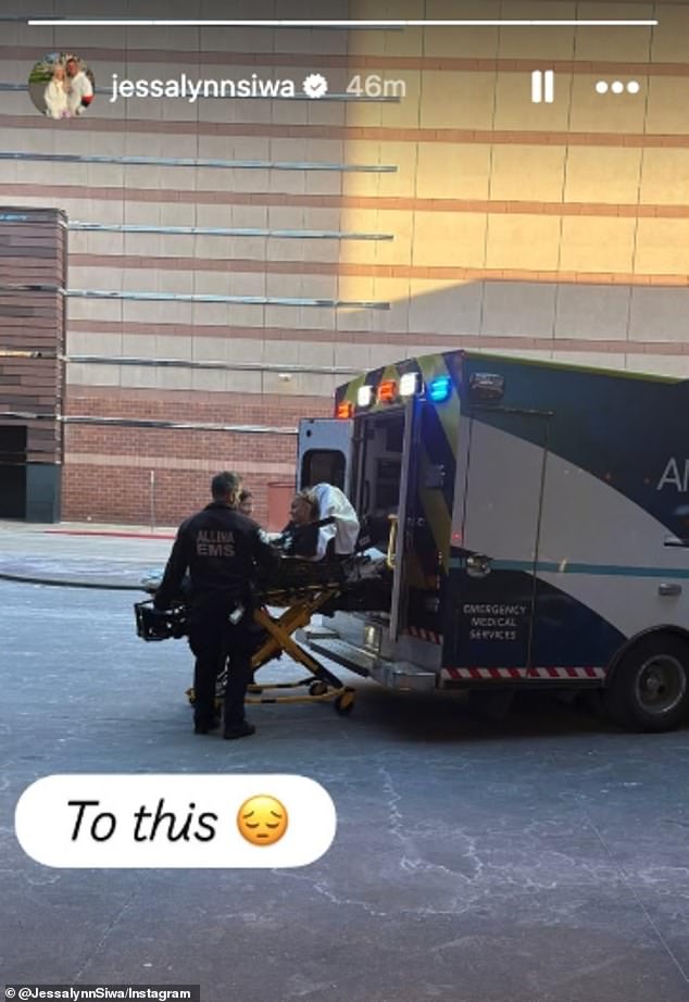 The Dance Moms star took to TikTok on Saturday and revealed she's been left 'unable to breathe' and 'almost blacking out' before doctors discovered a cyst on her ovary had burst