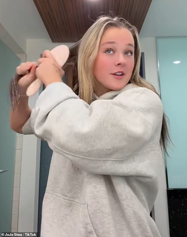 In the lengthy post JoJo recalled being in so much pain she needed her mother's help to dress before the emergency services whisked her off to hospital