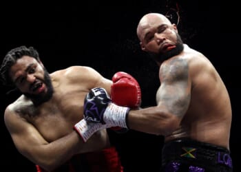 Jeamie TKV stuns Frazer Clarke to claim British heavyweight title in first fight on BBC in over 20 YEARS