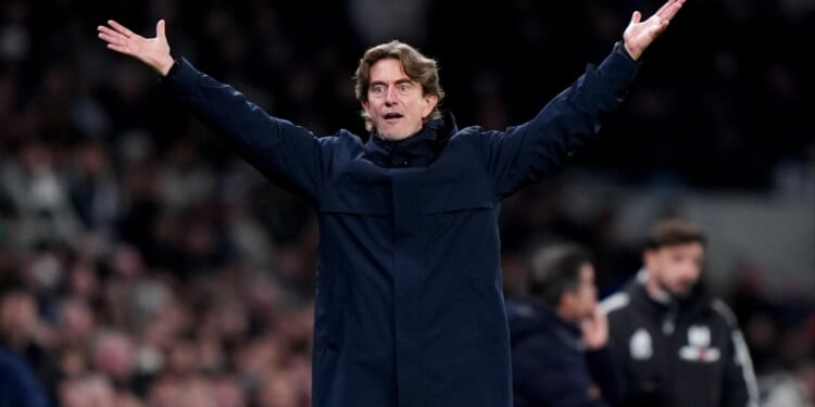 Thomas Frank furiously slams 'unacceptable' Tottenham fans for turning on Vicario after third defeat in a week