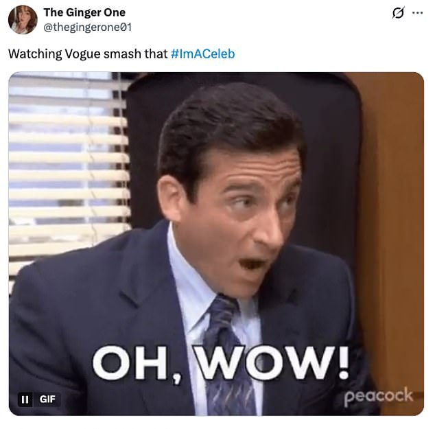 Taking to X fans gushed: 'Vogue, you are superwoman - absolute respect': 'Vogue did SO WELL on that trial'